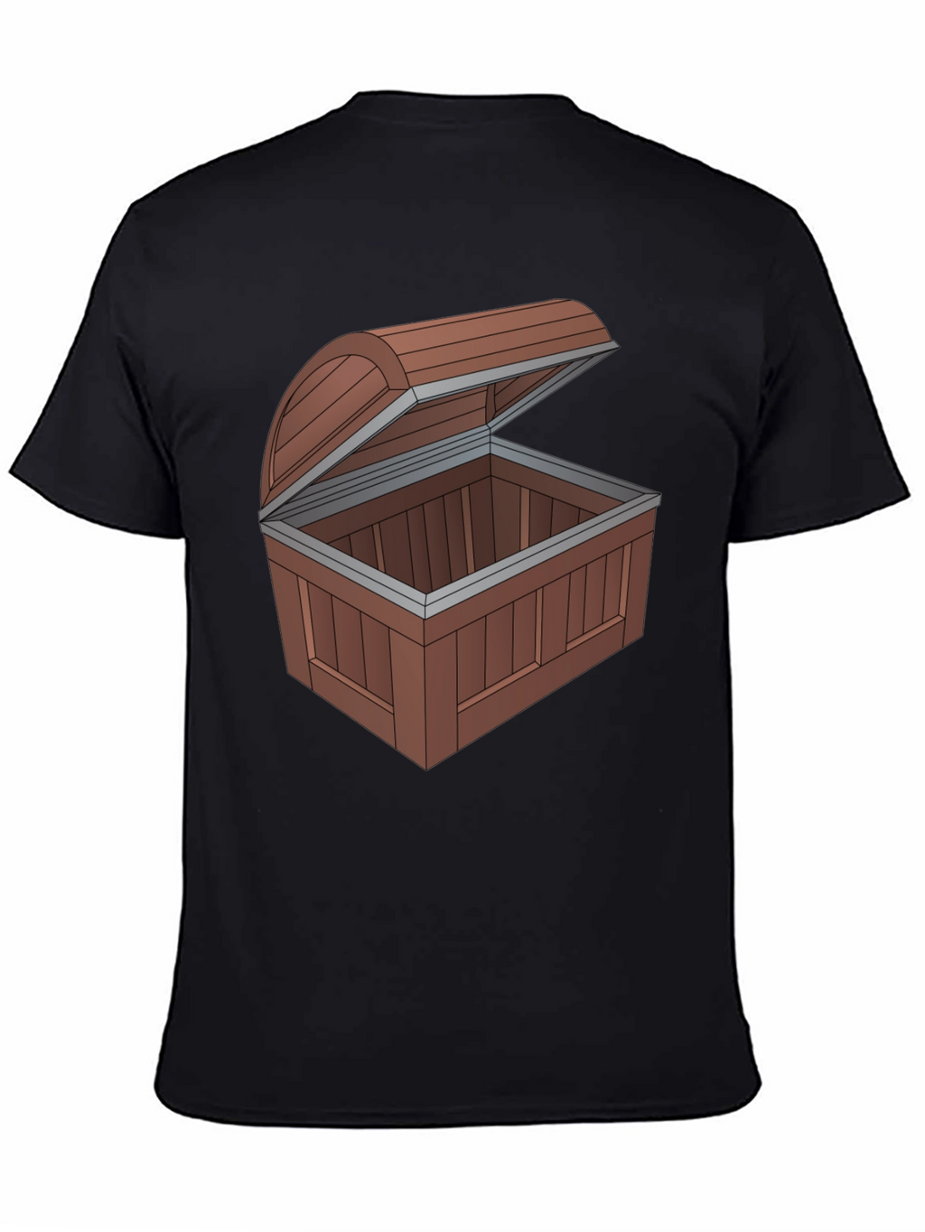 Open Treasure Chest Graphic Tee - Black