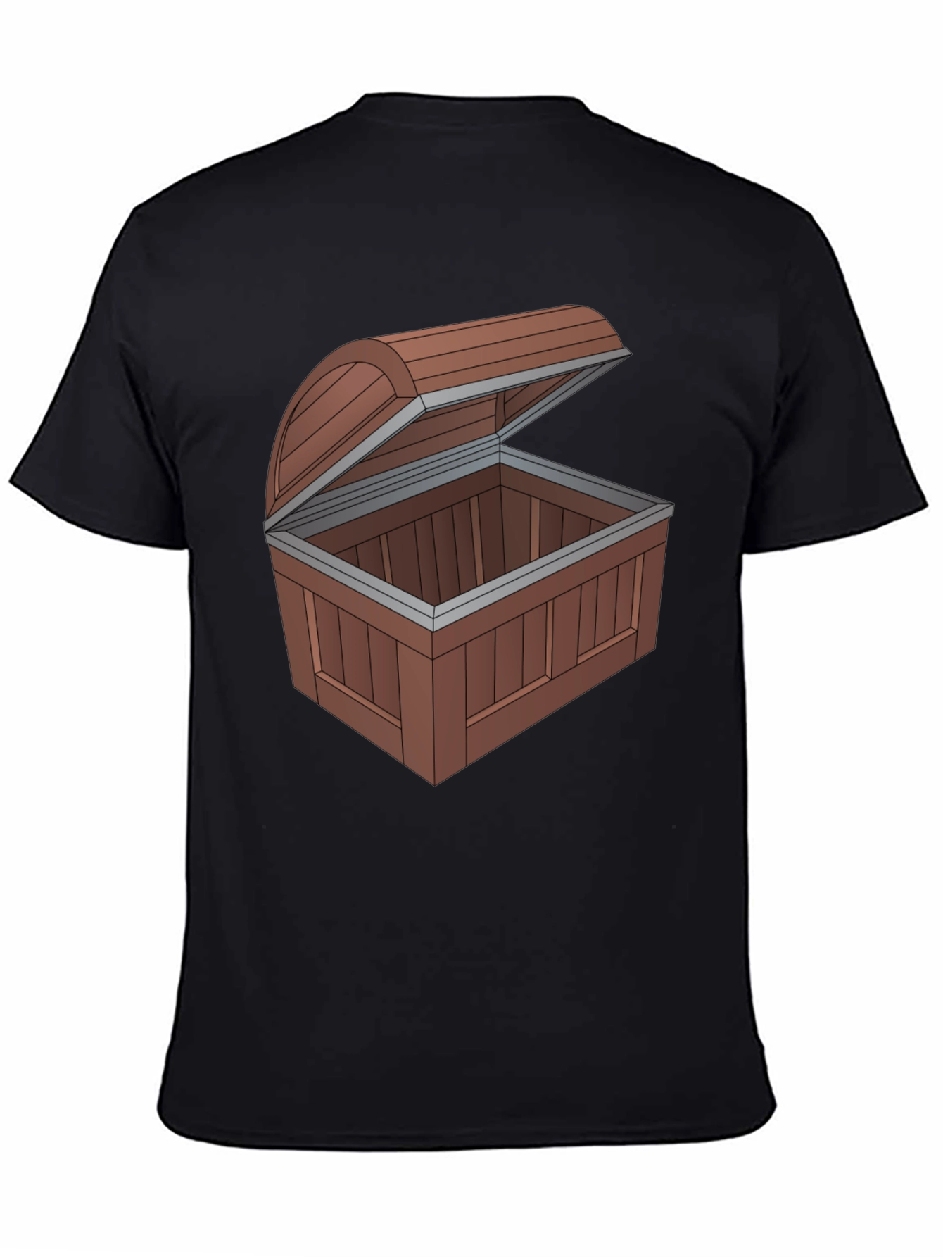 Open Treasure Chest Graphic Tee - Black