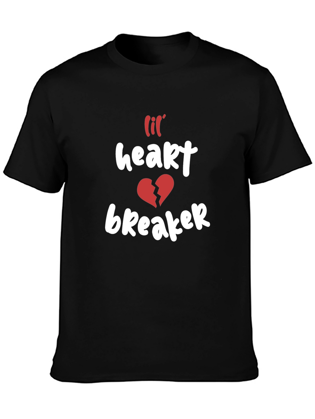 Lil Heartbreaker Black Graphic Tee