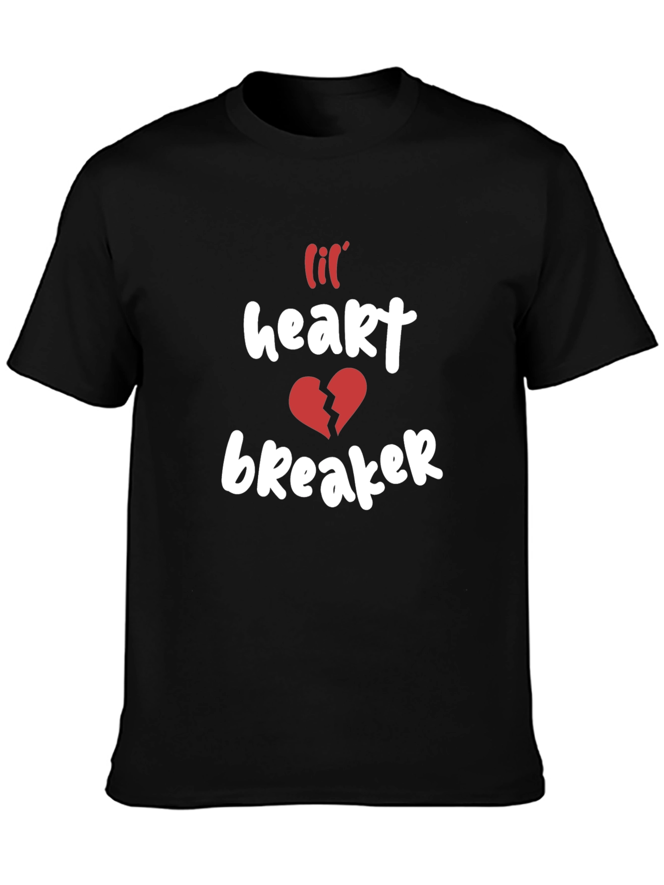 Lil Heartbreaker Black Graphic Tee