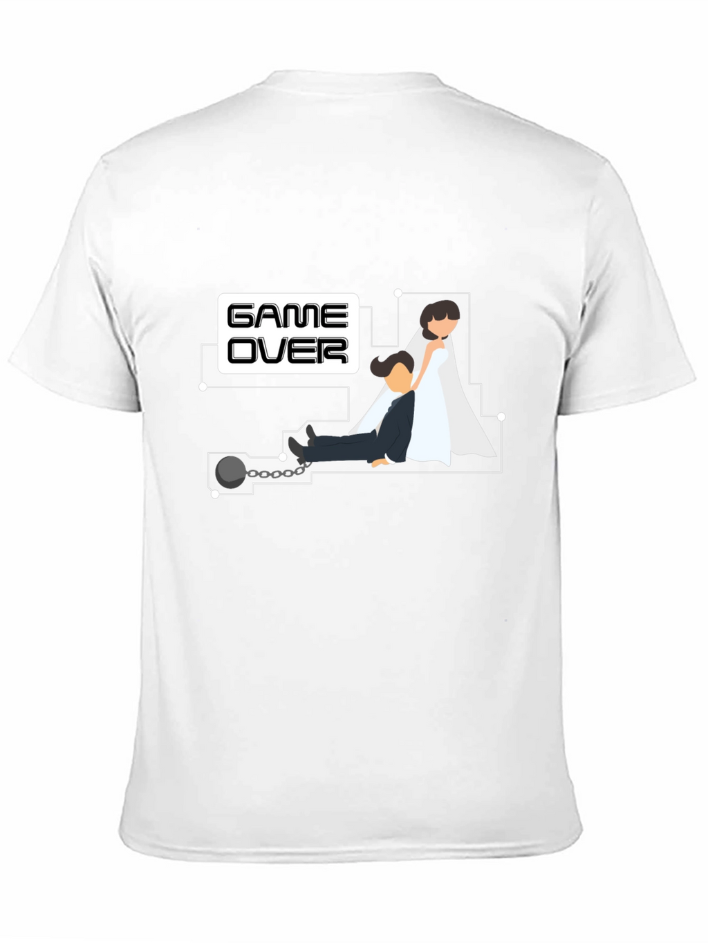 Game Over Groom T-Shirt - Bachelor Party Novelty