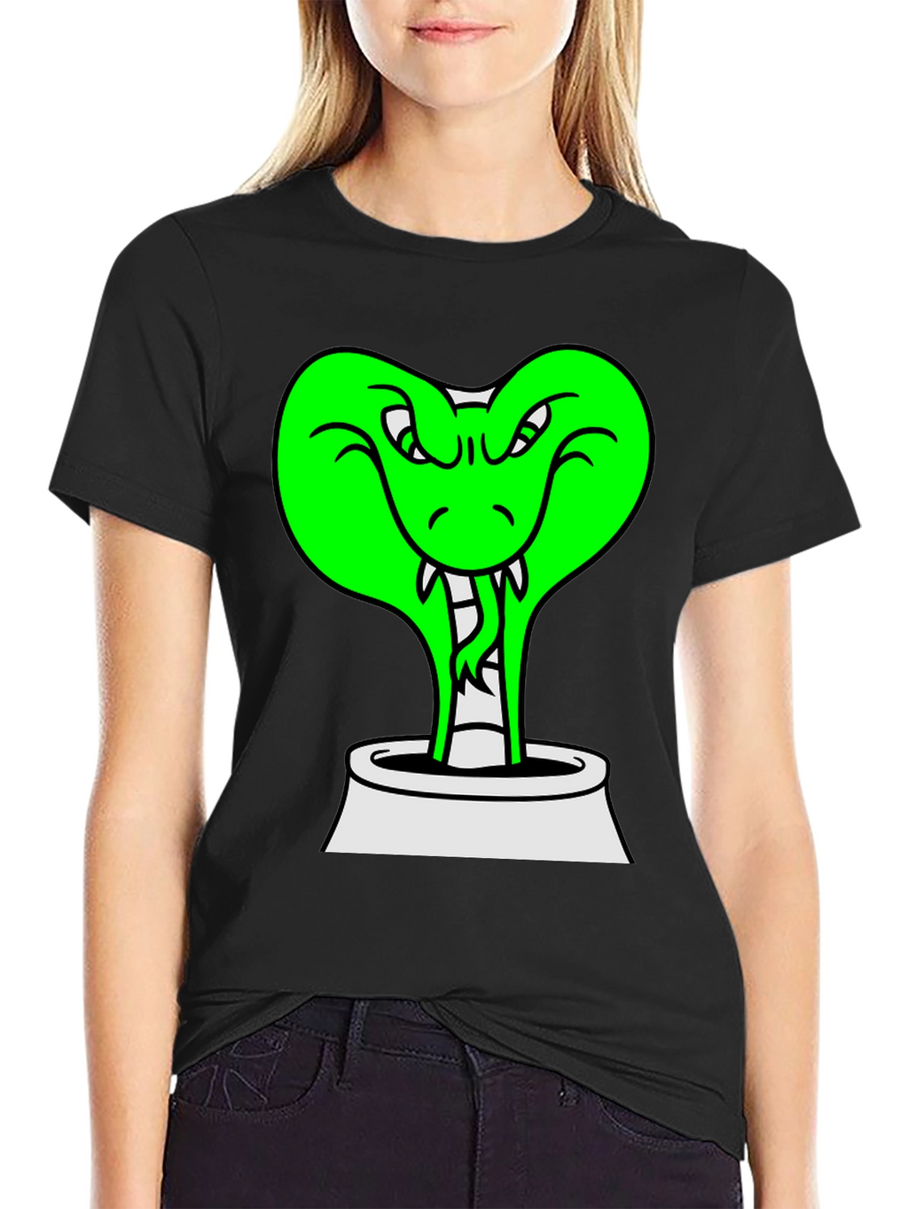 Cobra Snake T-Shirt - Funny Cartoon Reptile Tee