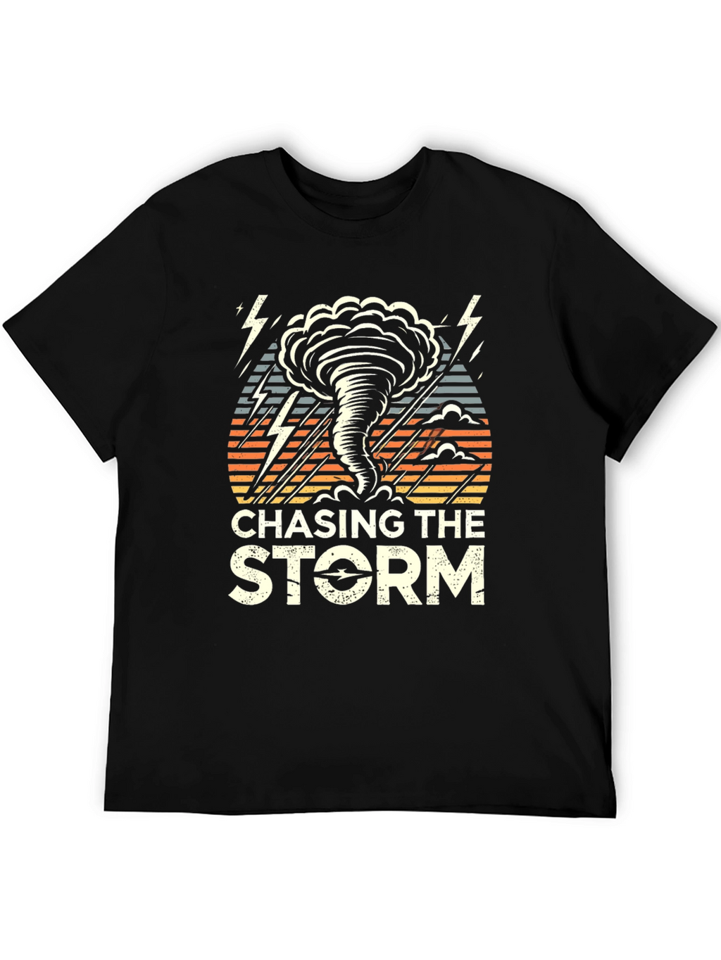 Chasing the Storm Graphic T-Shirt - Black