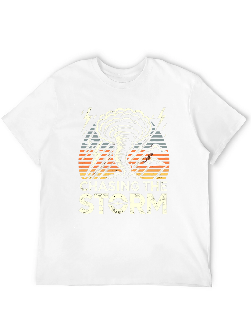 Chasing the Storm Graphic T-Shirt - Black