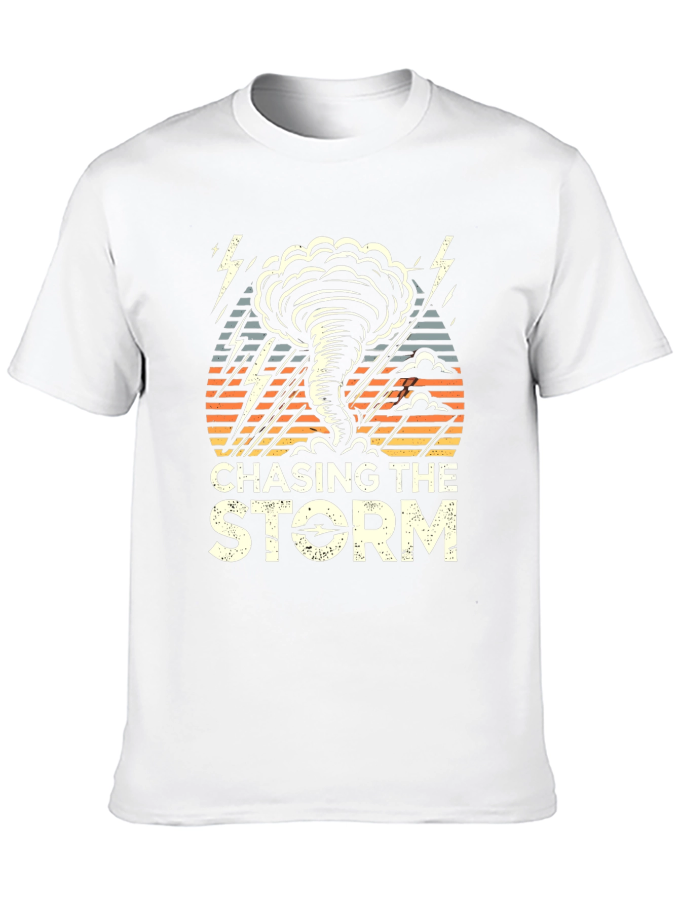 Chasing the Storm Graphic T-Shirt - Black