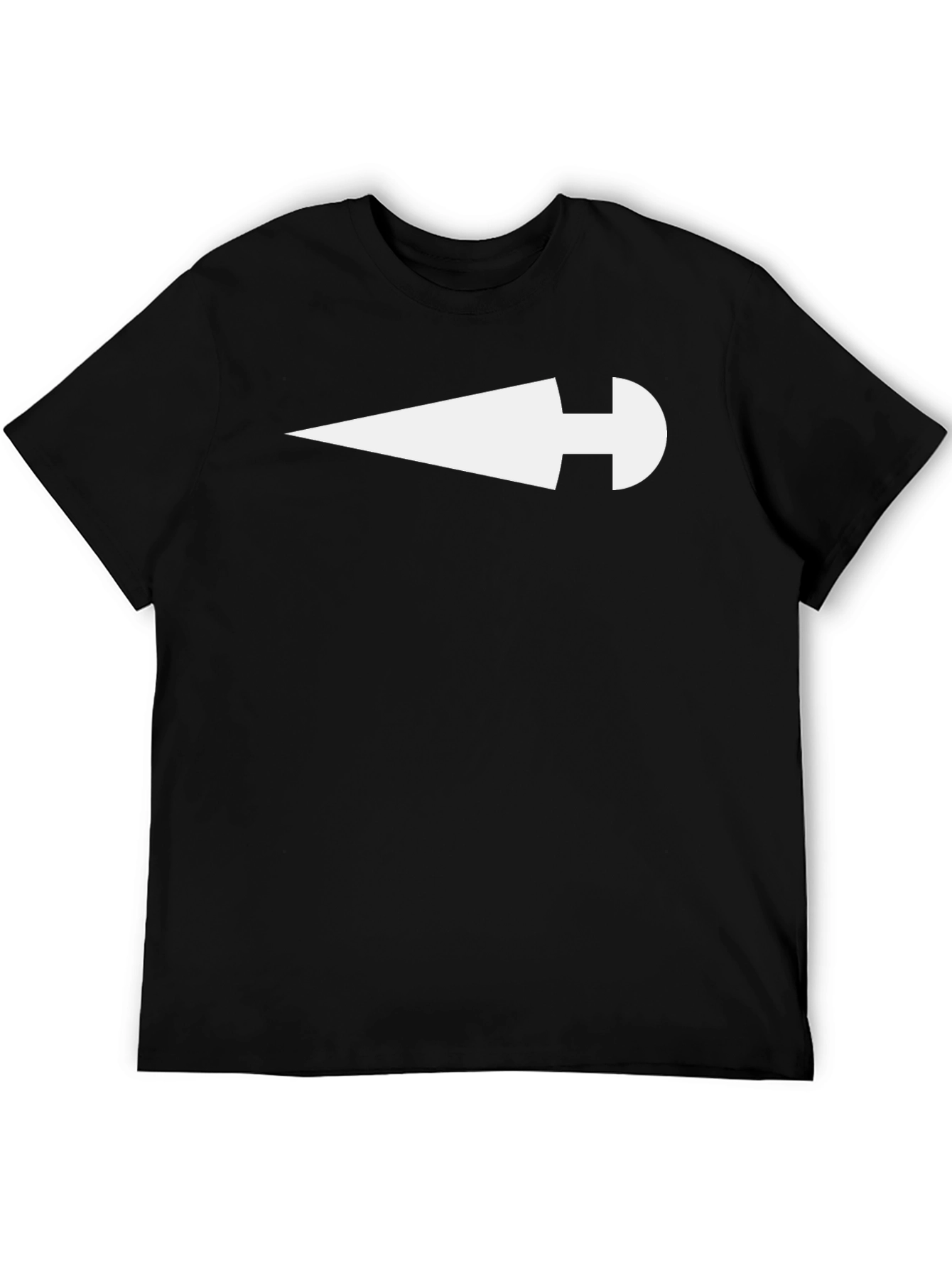 Arrowhead Graphic T-Shirt - Black Cotton Blend