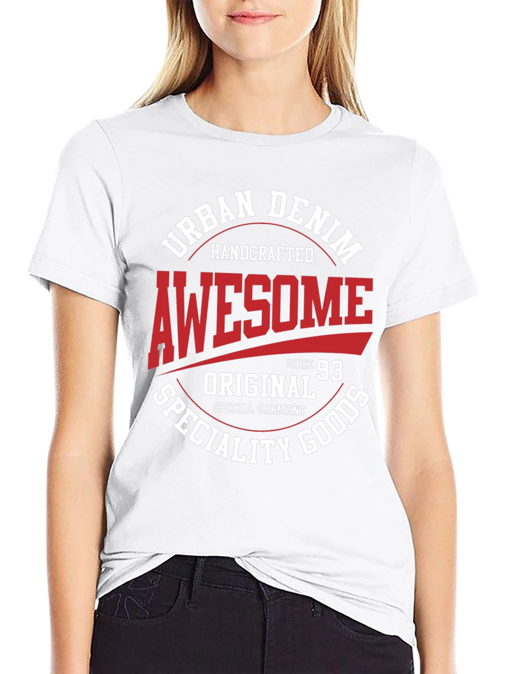 Urban Denim Awesome Graphic T-Shirt