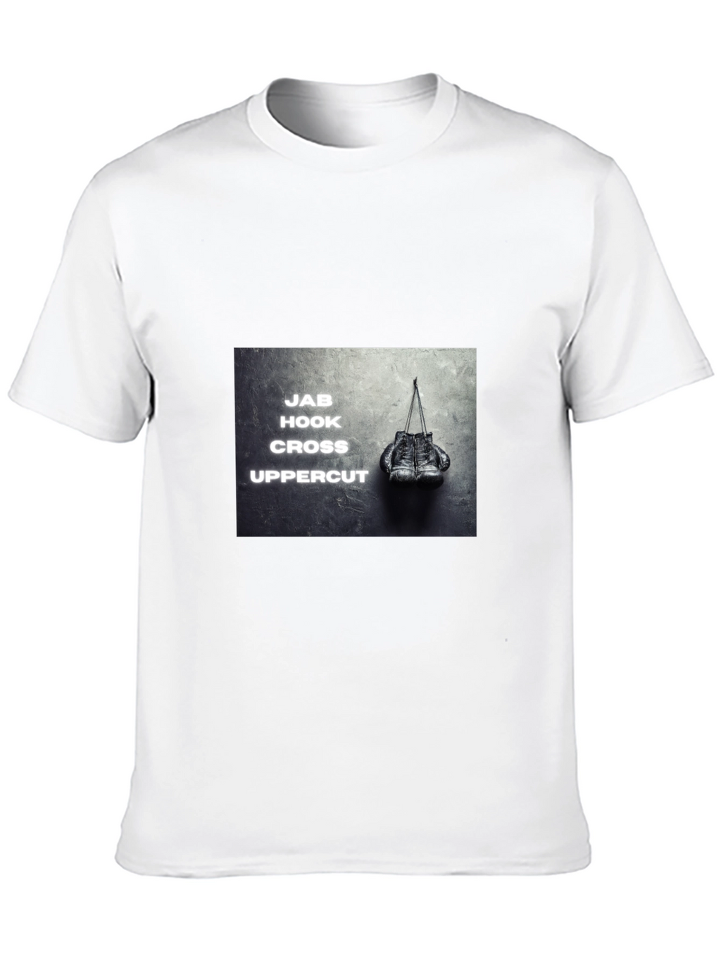 Boxing Moves Graphic Black T-Shirt