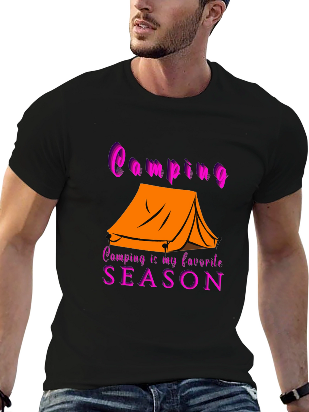 Camping is My Favorite Season Graphic Tee