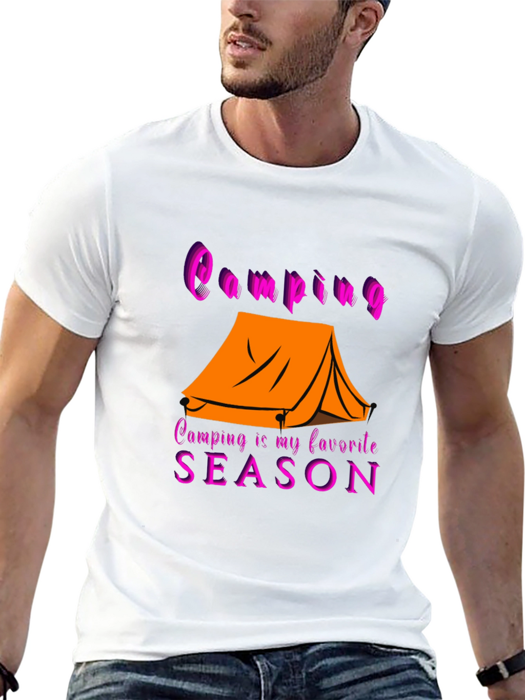 Camping is My Favorite Season Graphic Tee