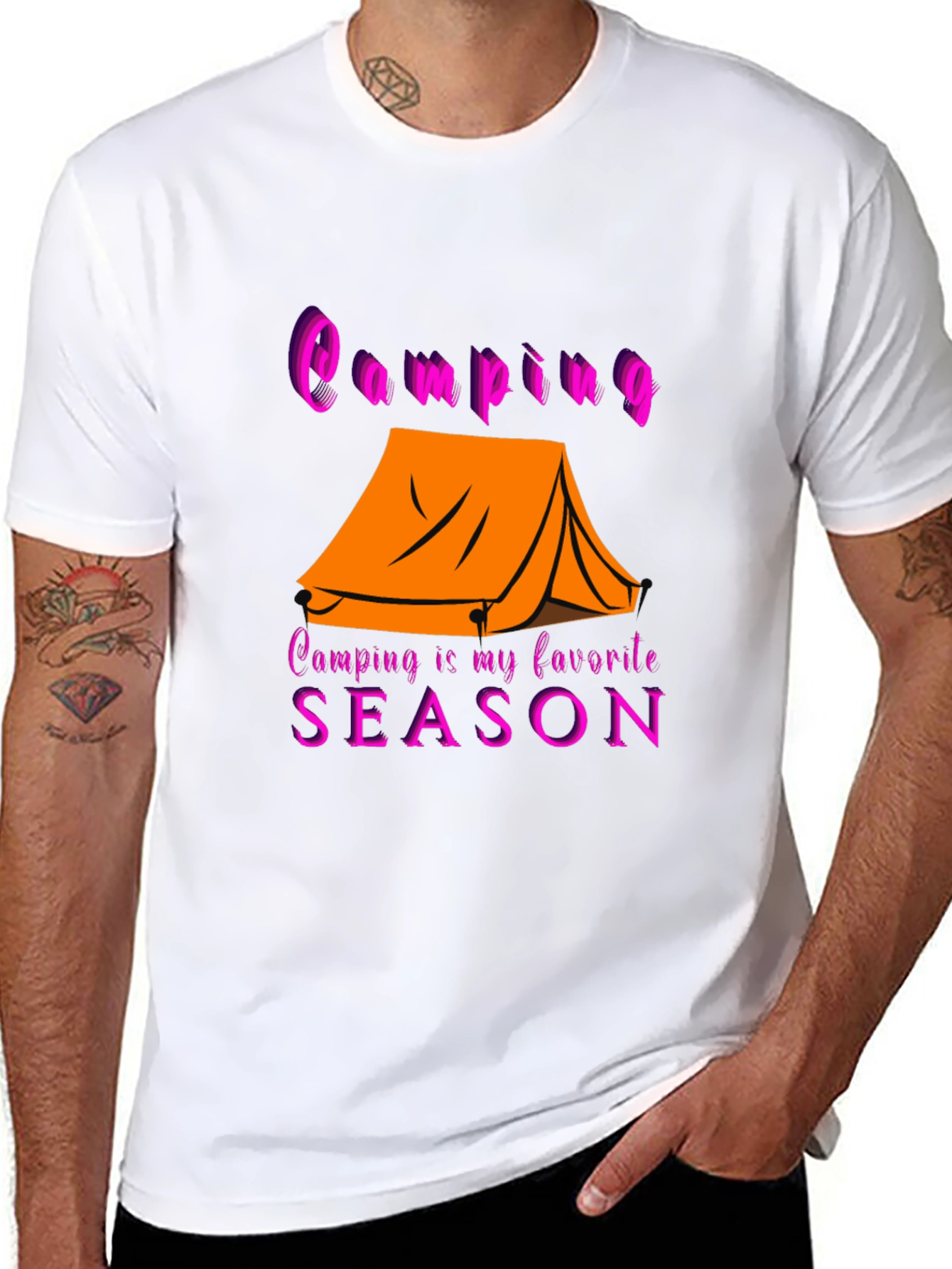 Camping is My Favorite Season Graphic Tee