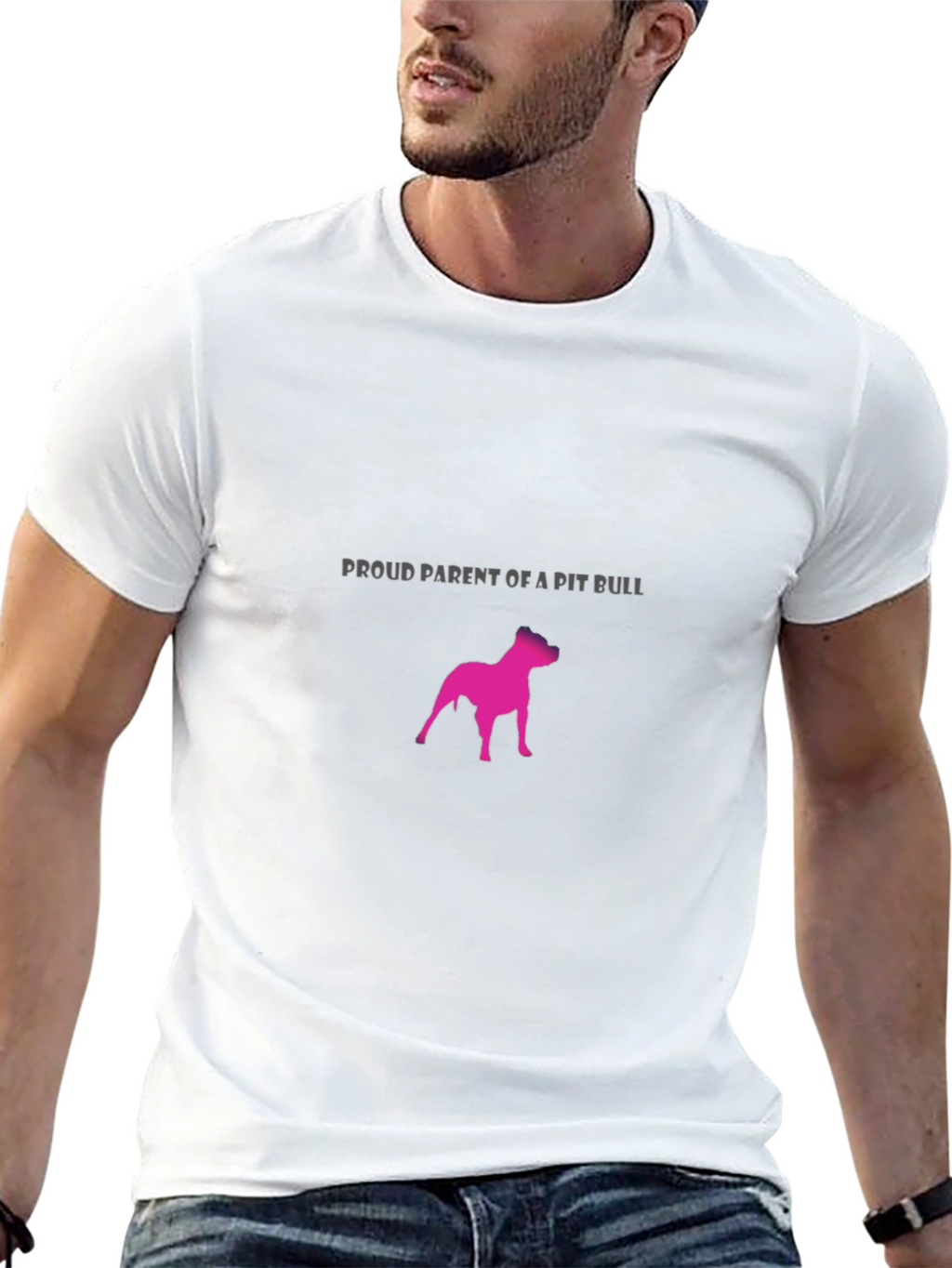 Proud Parent Pit Bull T-Shirt - Black