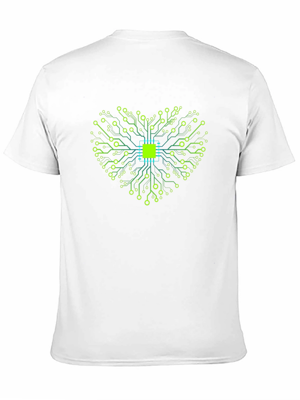 Tech Heart Graphic Black T-Shirt