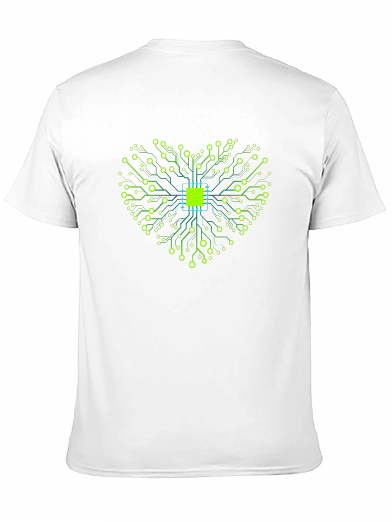 Tech Heart Graphic Black T-Shirt