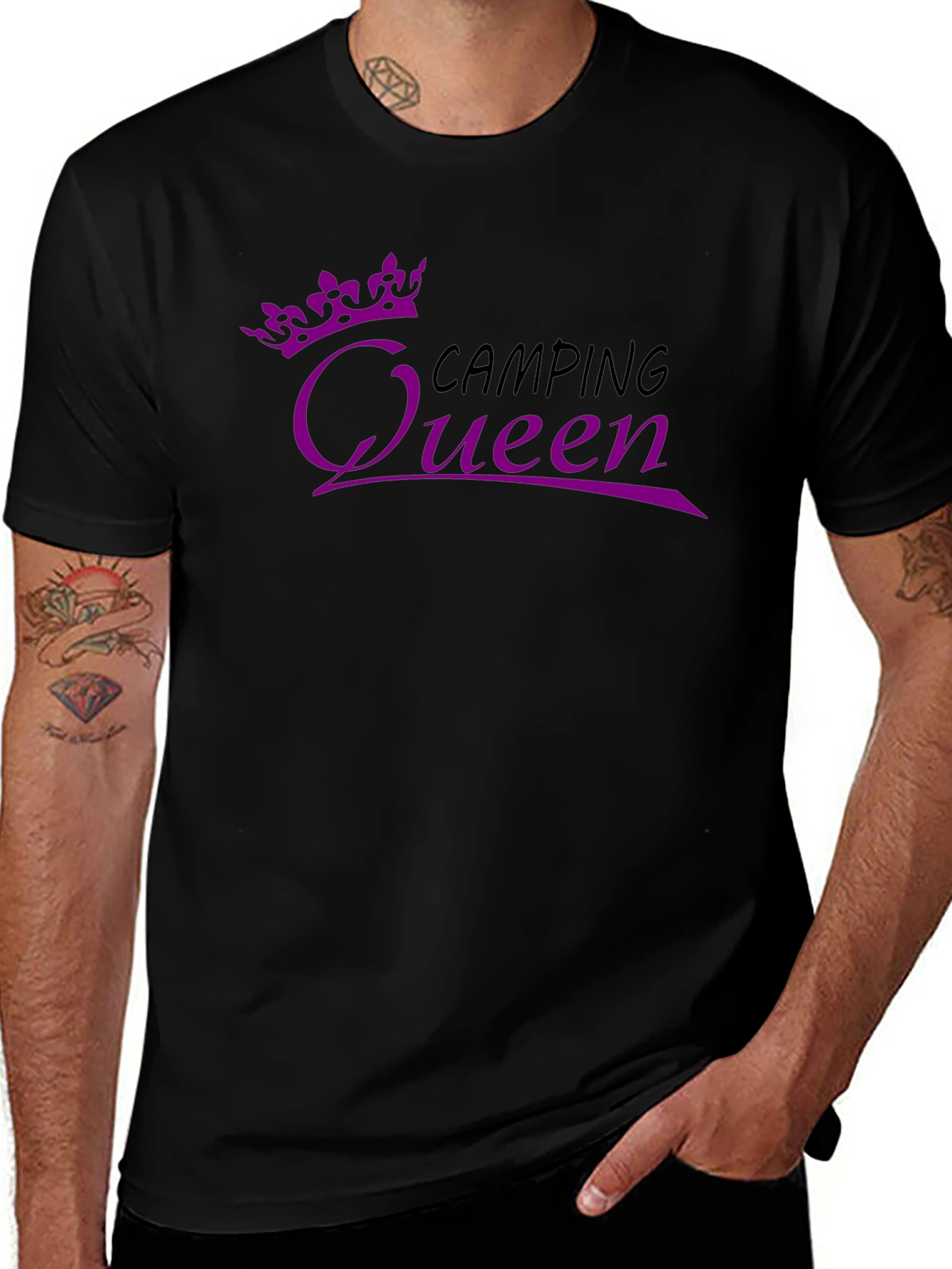 Camping Queen Graphic T-Shirt