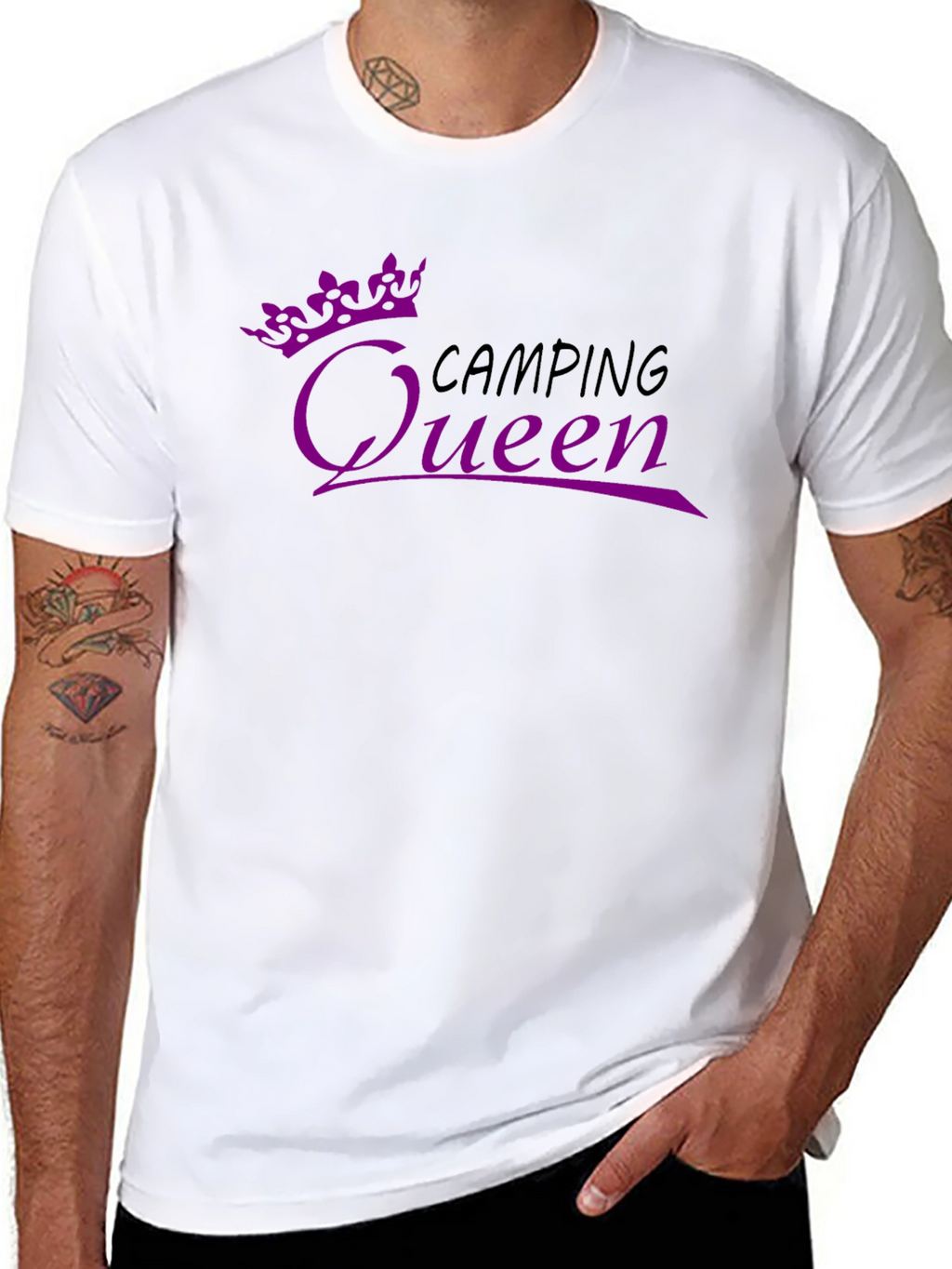 Camping Queen Graphic T-Shirt