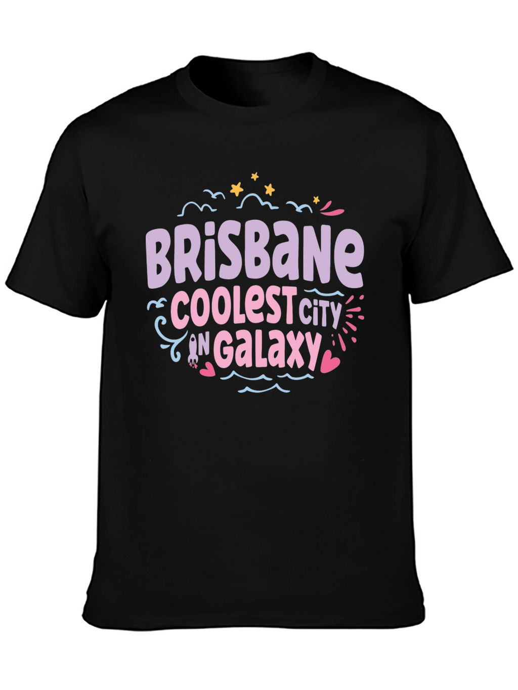 Brisbane Coolest City in Galaxy T-Shirt