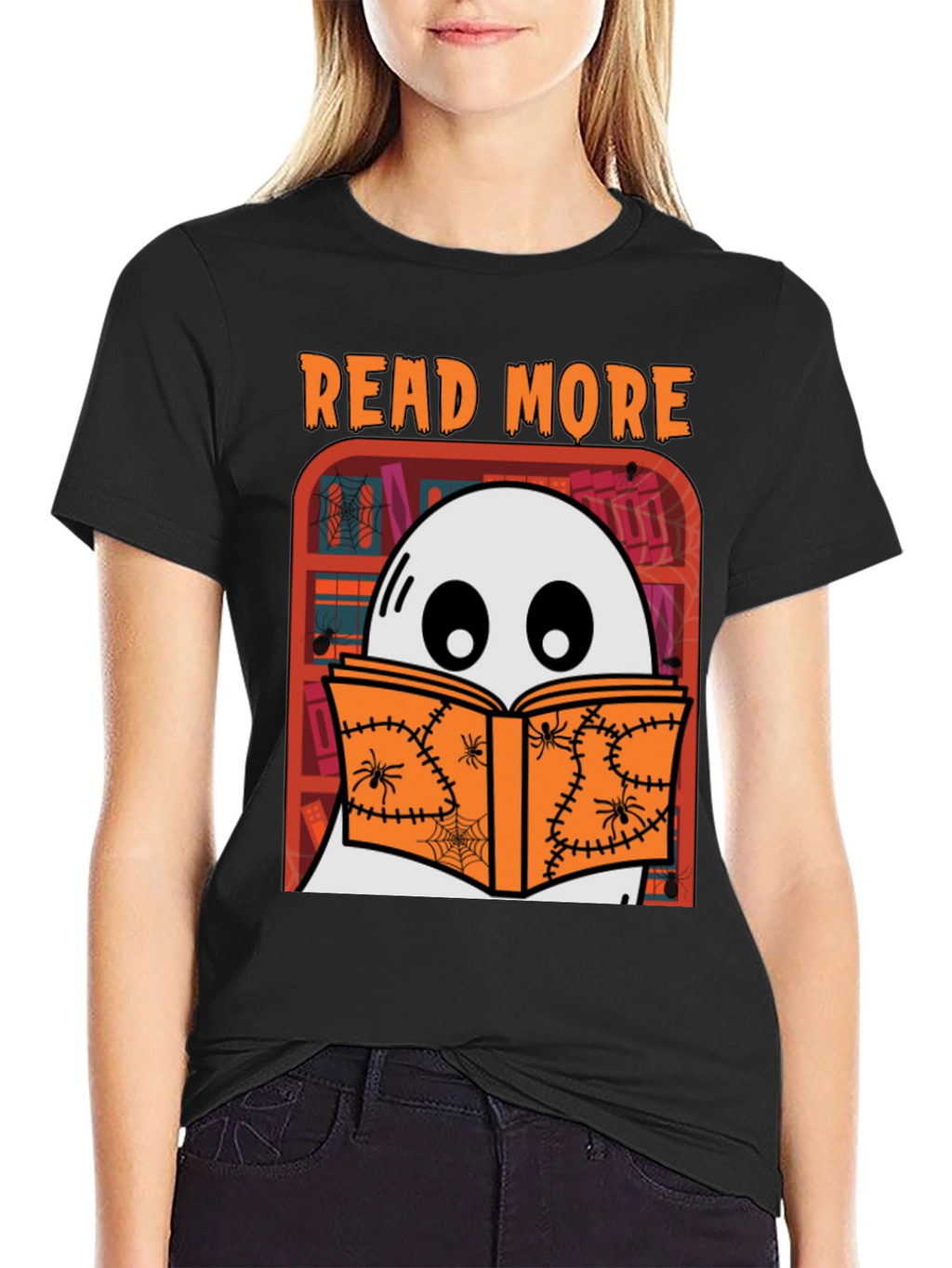 Read More Ghost Halloween Graphic Tee