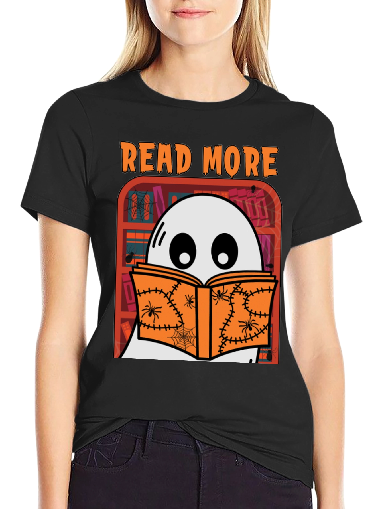 Read More Ghost Halloween Graphic Tee