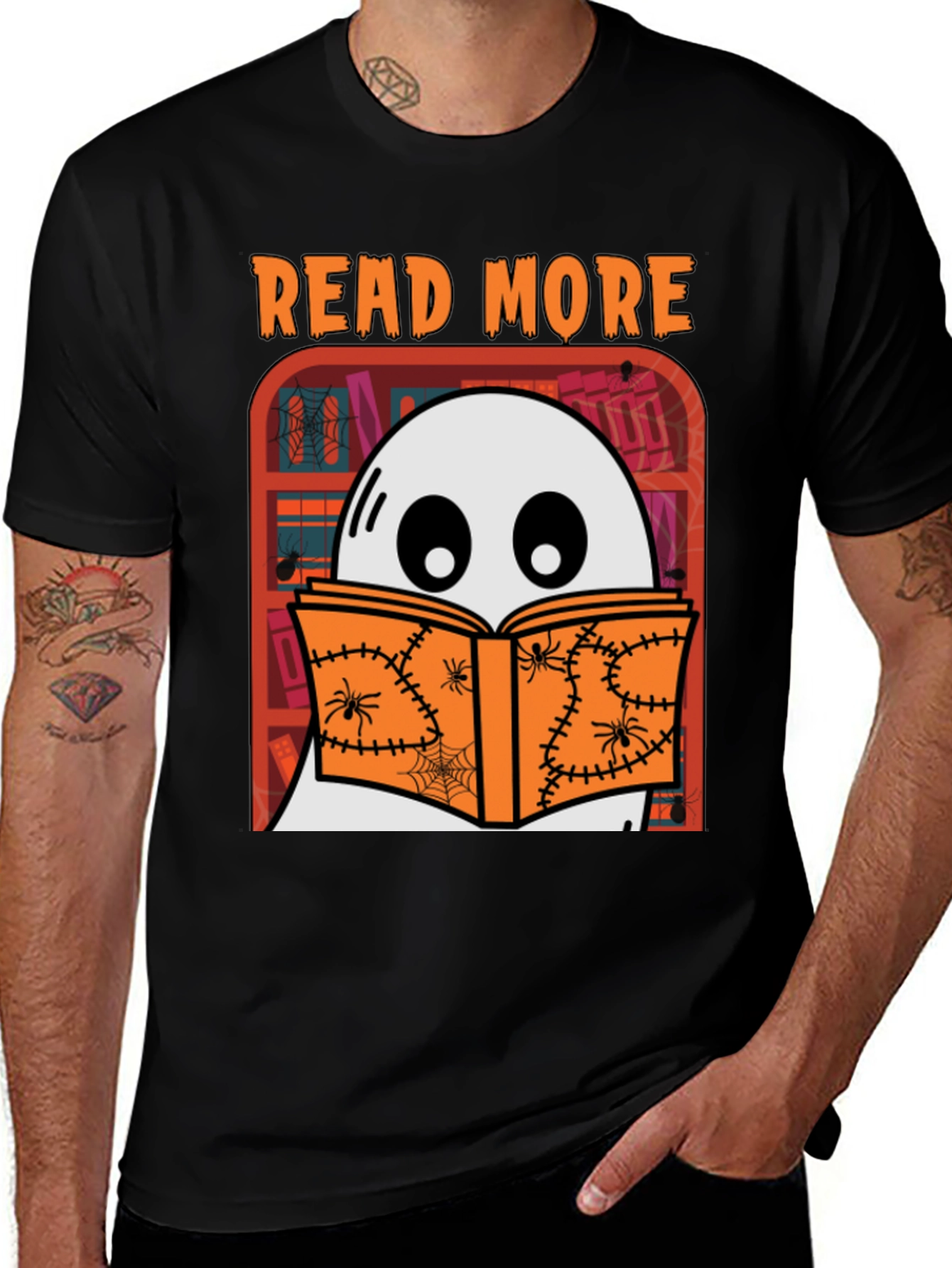 Read More Ghost Halloween Graphic Tee