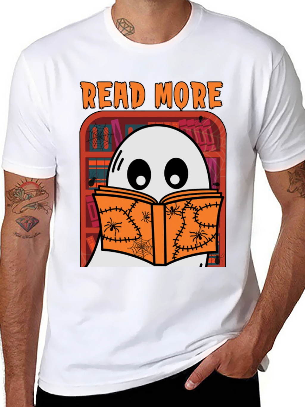 Read More Ghost Halloween Graphic Tee