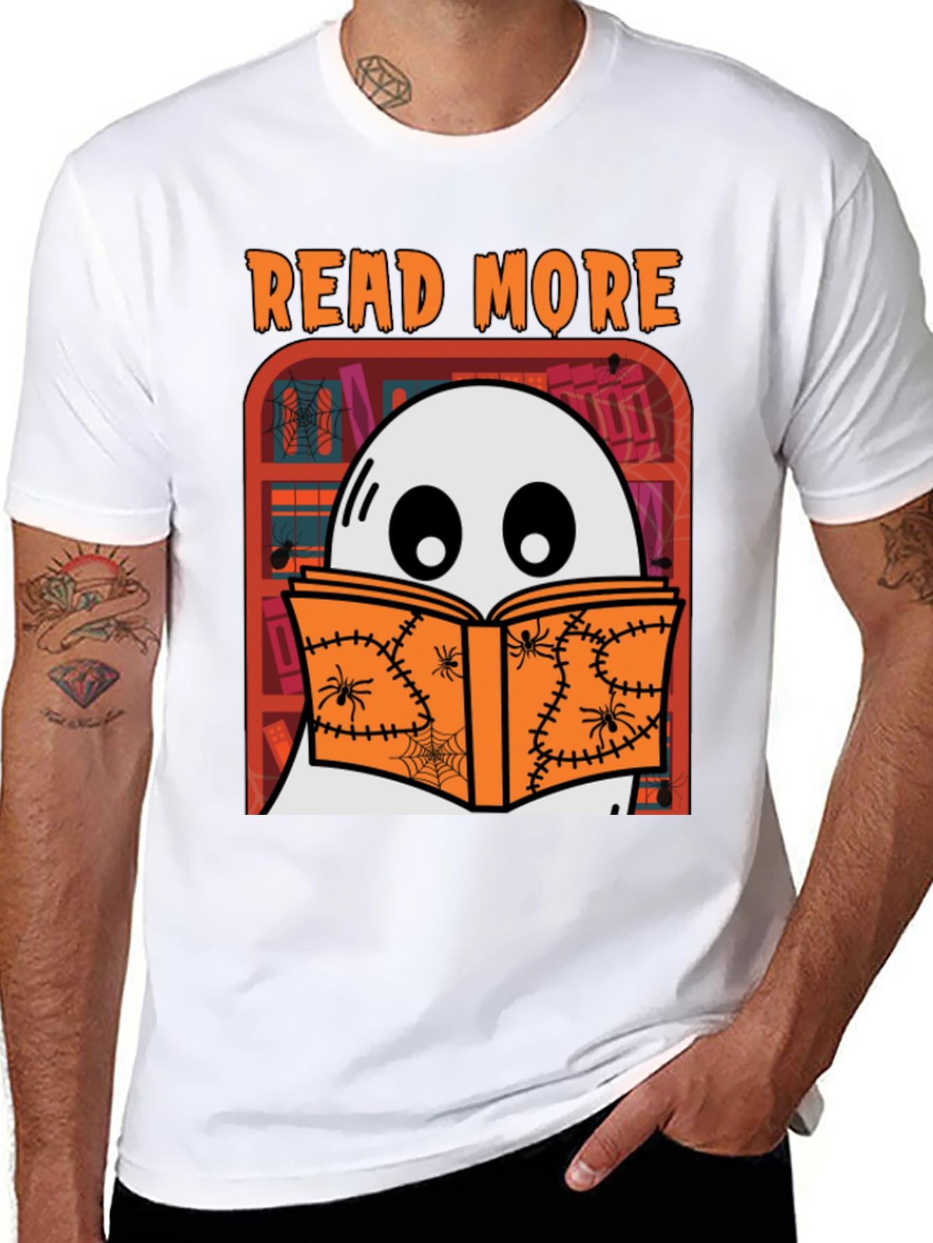 Read More Ghost Halloween Graphic Tee