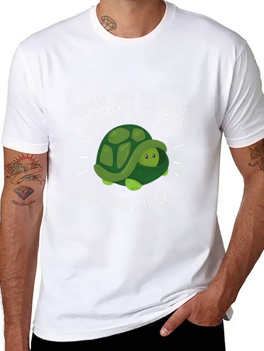 Armbar Turtle Graphic T-Shirt - Jiu Jitsu Design