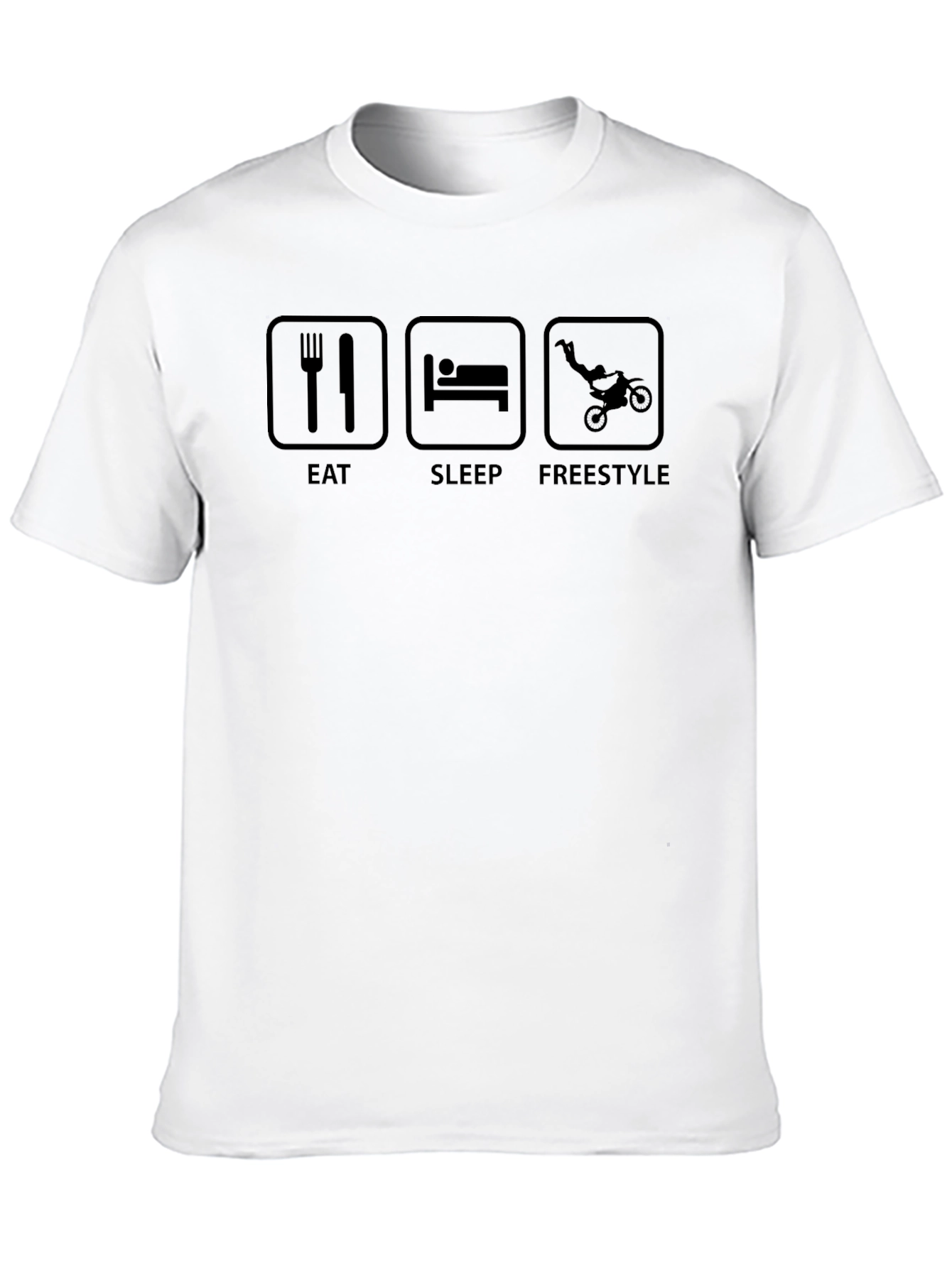 Eat Sleep Freestyle Black T-Shirt