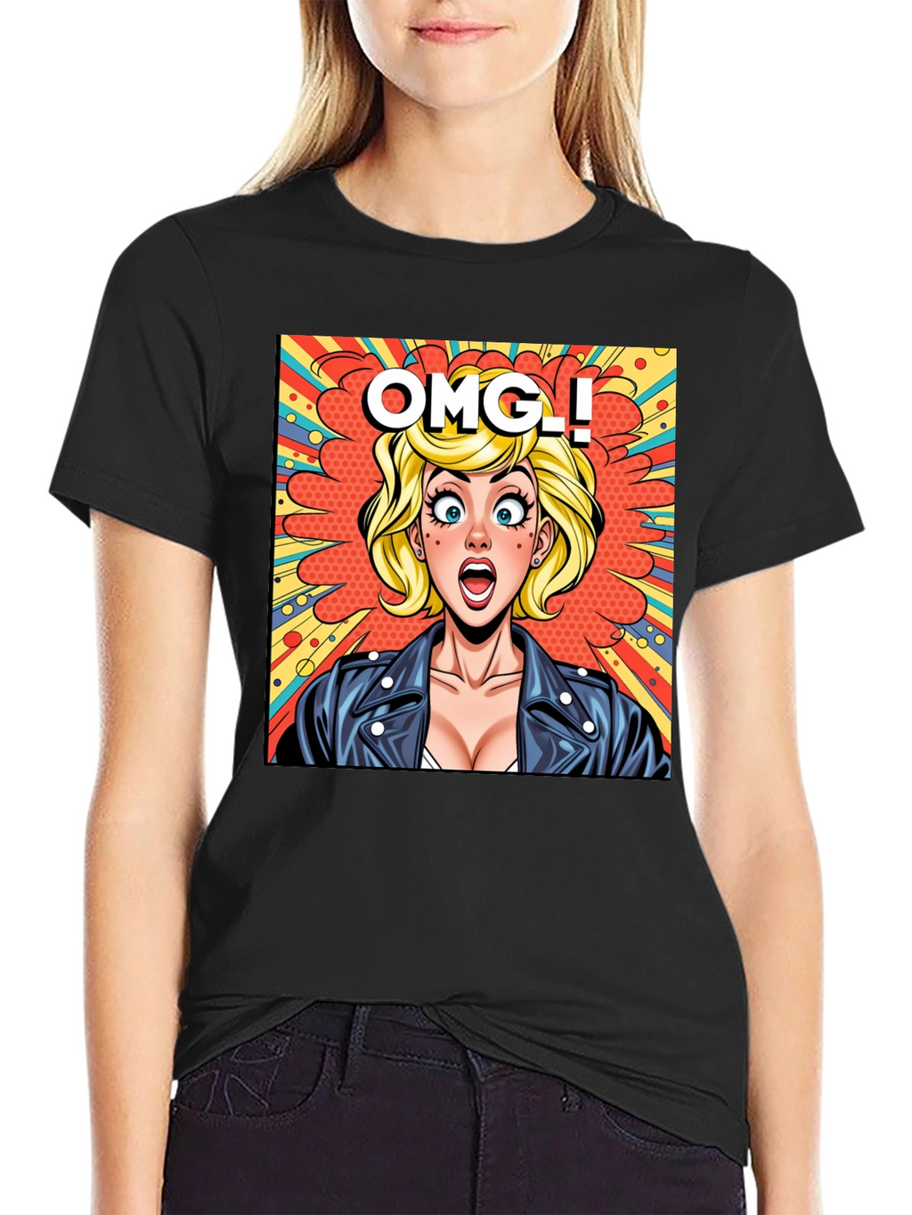 OMG Pop Art T-Shirt - Retro Comic Style Tee