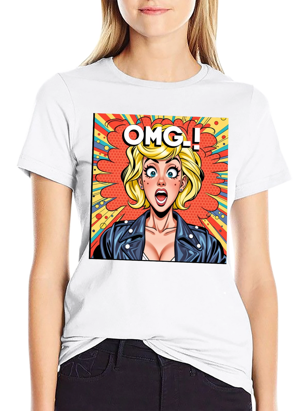 OMG Pop Art T-Shirt - Retro Comic Style Tee