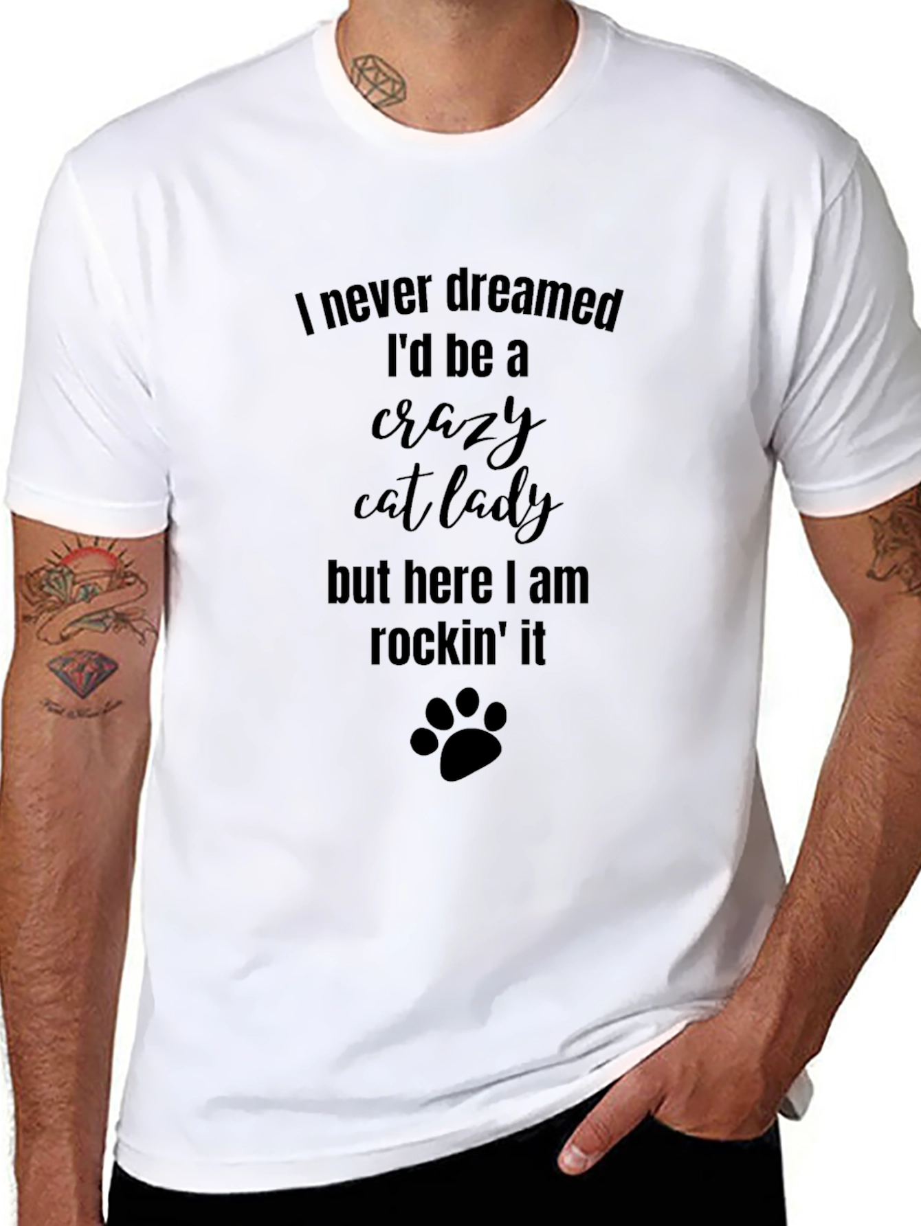 Crazy Cat Lady T-Shirt - Rockin It!
