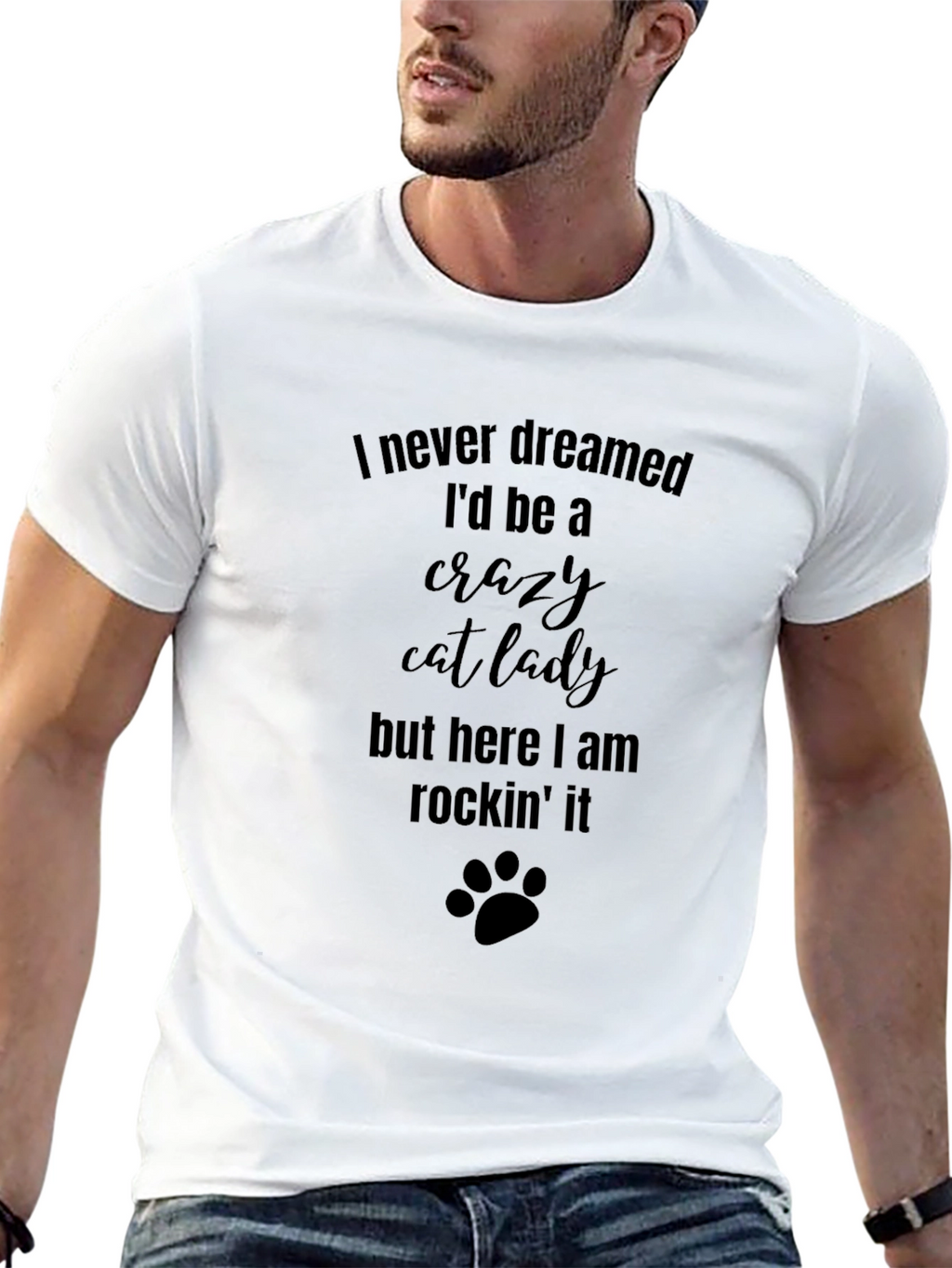 Crazy Cat Lady T-Shirt - Rockin It!