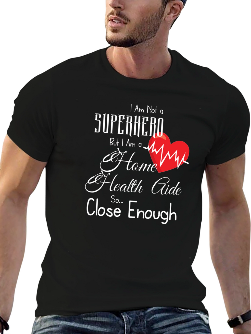 Home Health Aide Superhero T-Shirt