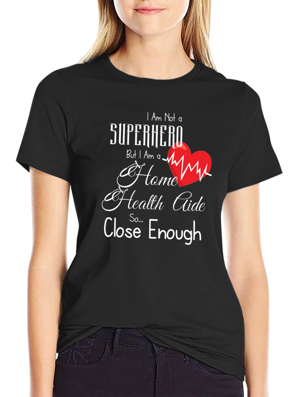 Home Health Aide Superhero T-Shirt