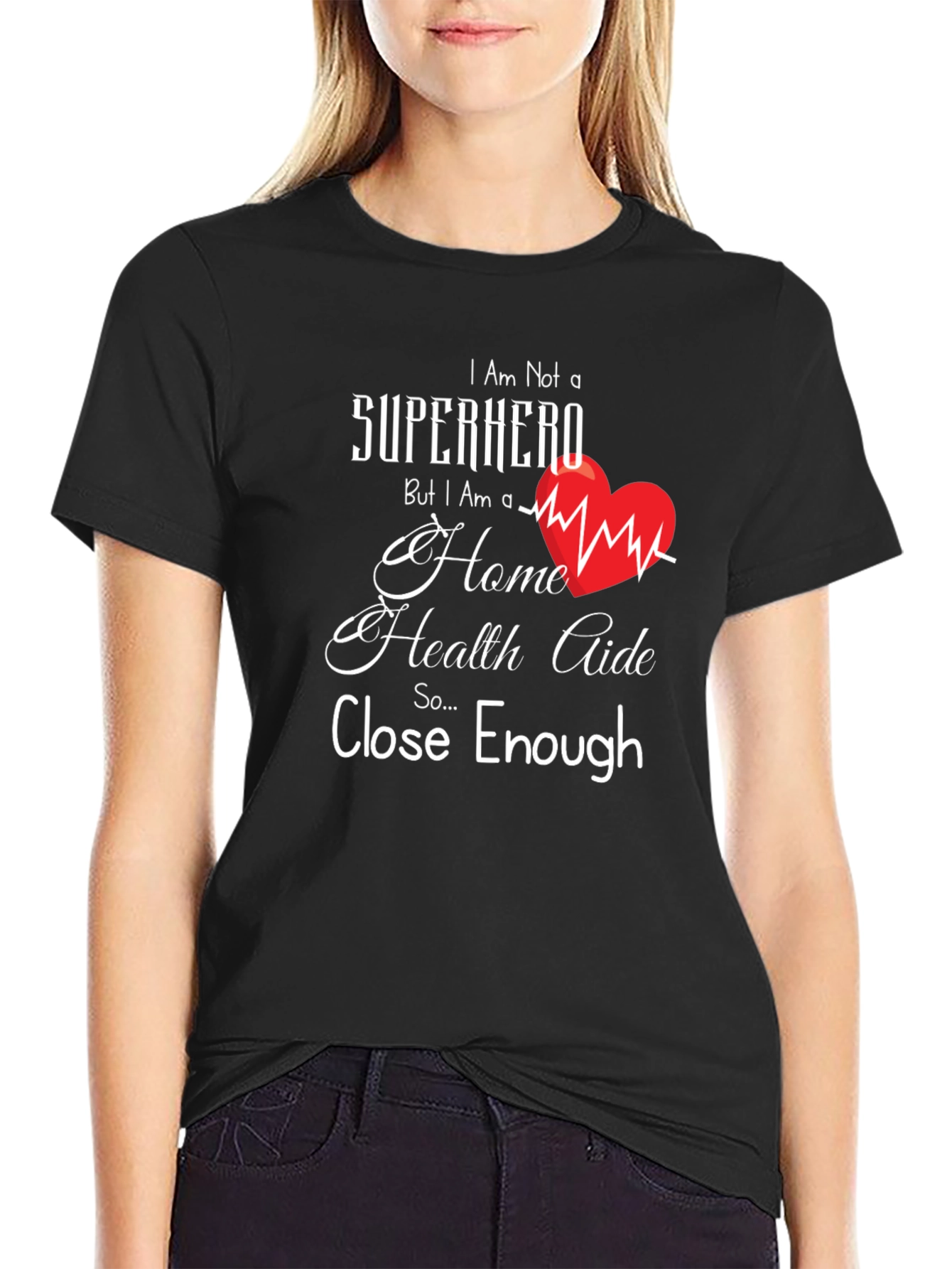 Home Health Aide Superhero T-Shirt