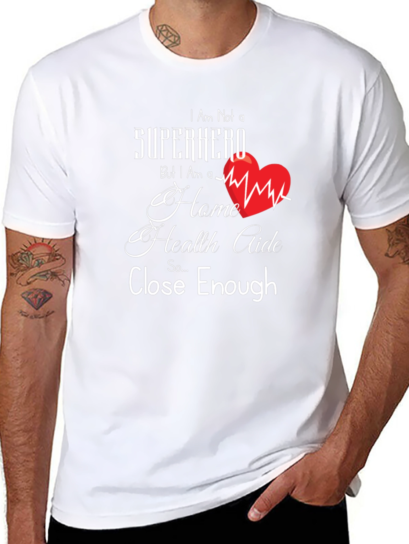 Home Health Aide Superhero T-Shirt