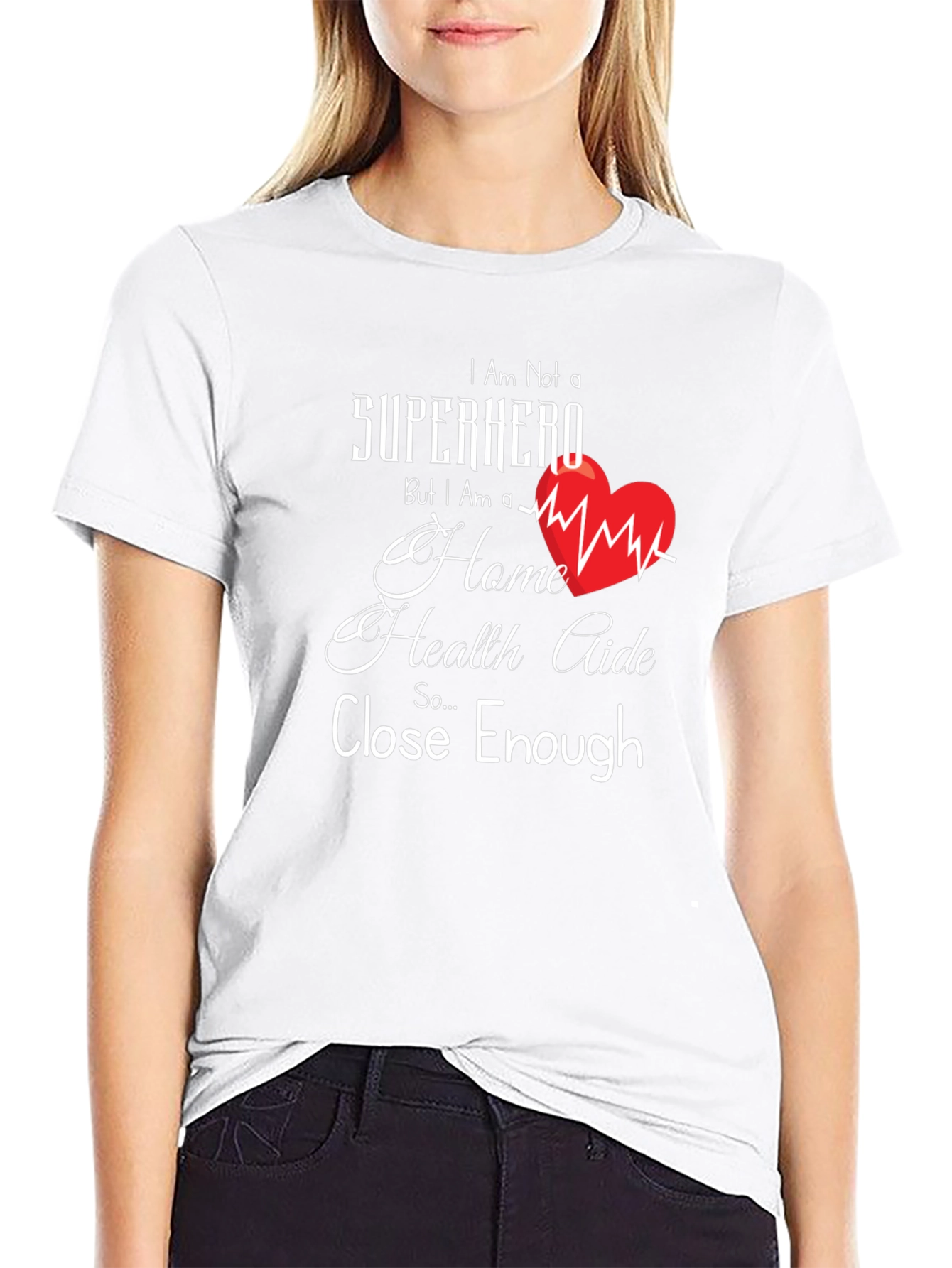 Home Health Aide Superhero T-Shirt