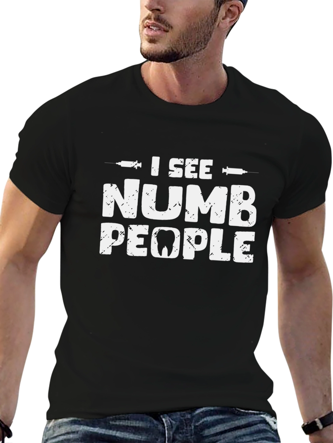 I See Numb People Dental Humor T-Shirt