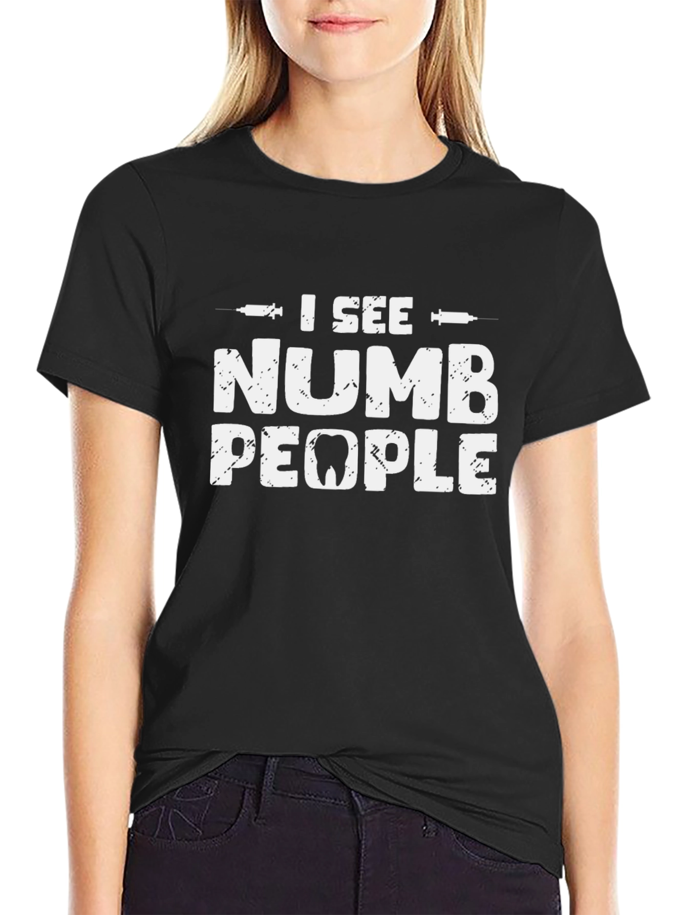 I See Numb People Dental Humor T-Shirt