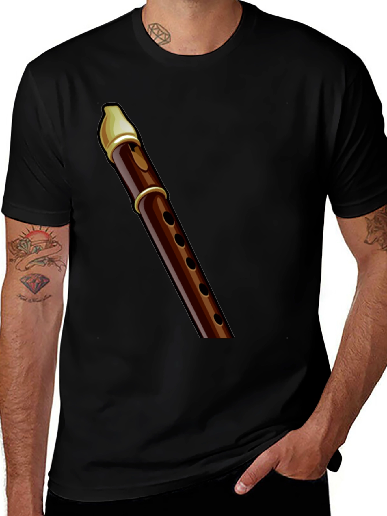 Flute Graphic Tee - Musicians Apparel