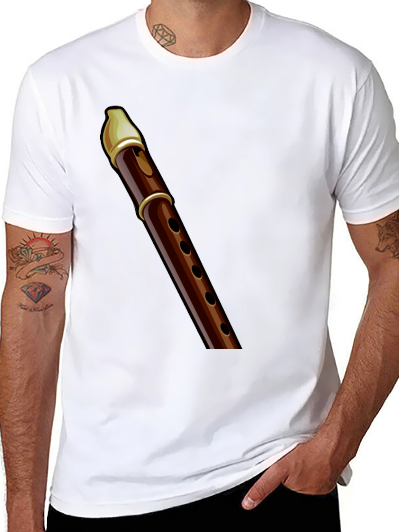 Flute Graphic Tee - Musicians Apparel