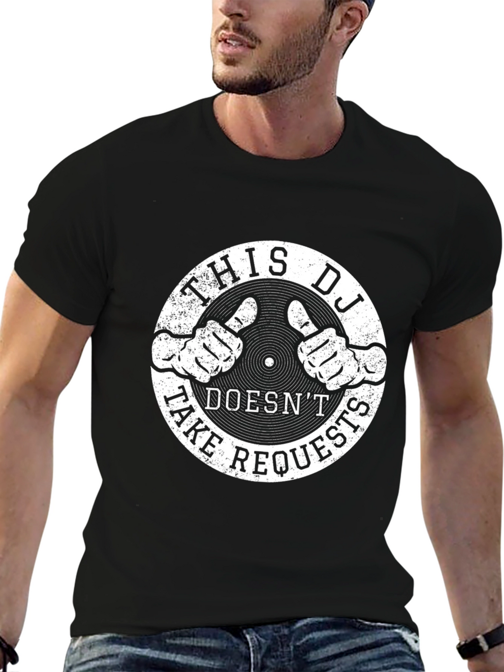 This DJ Doesnt Take Requests Graphic T-Shirt