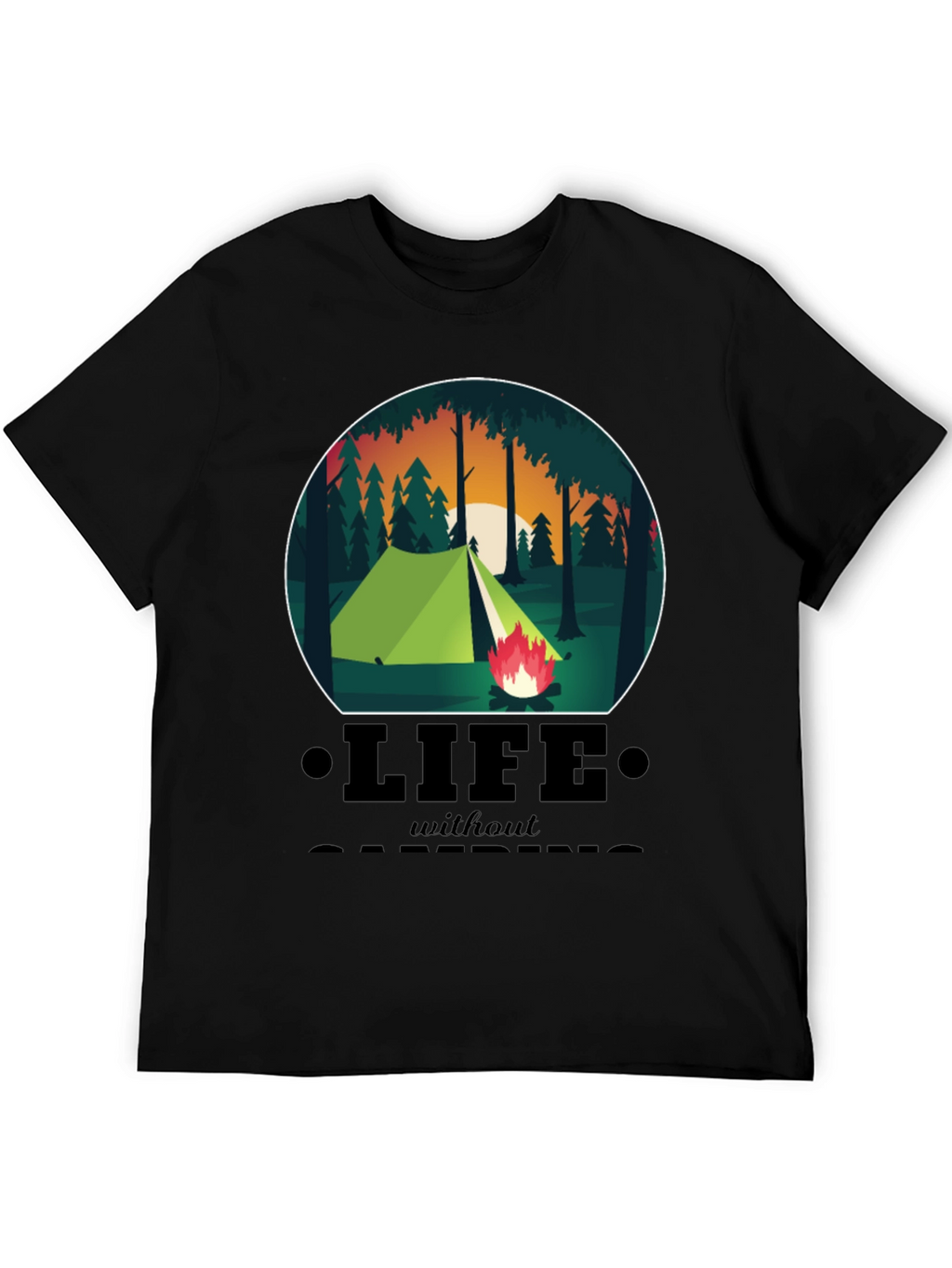 Camping Life Graphic Tee - Adventure Awaits!