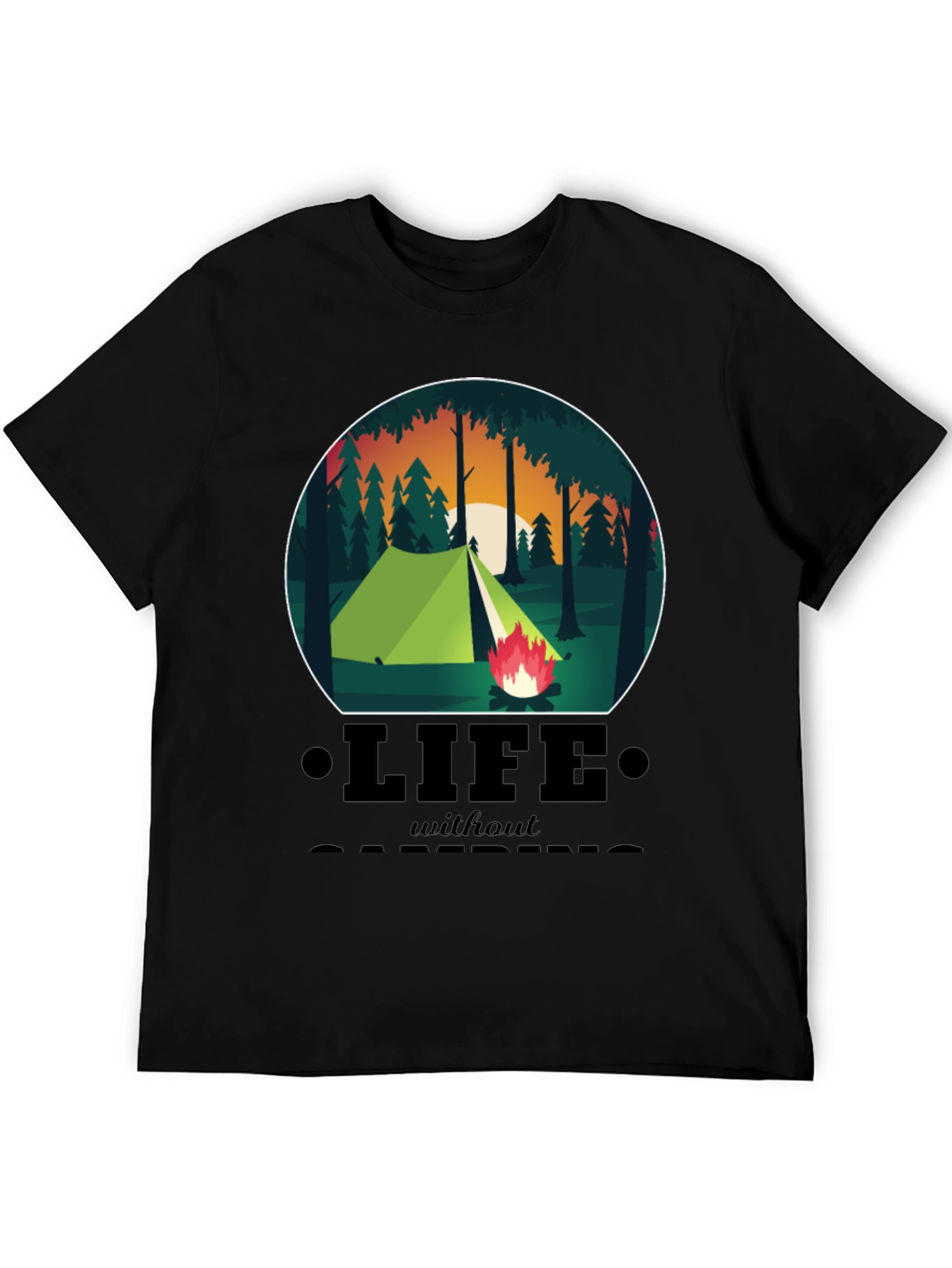 Camping Life Graphic Tee - Adventure Awaits!