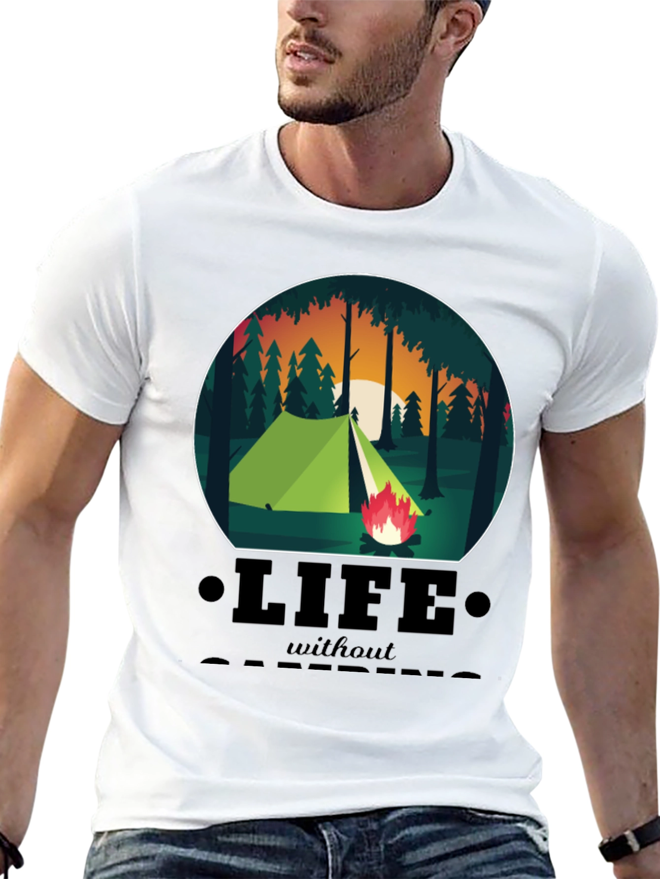 Camping Life Graphic Tee - Adventure Awaits!