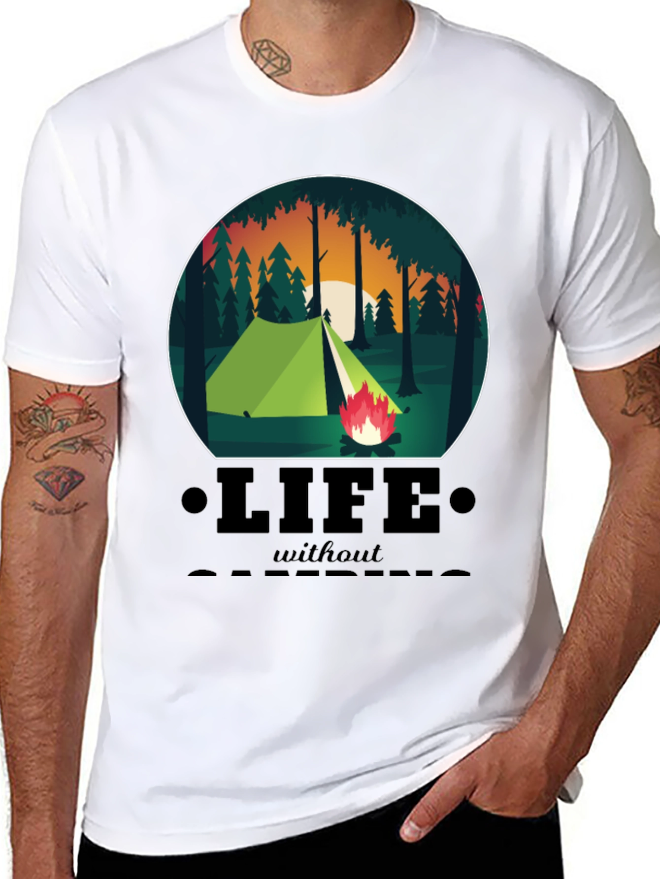 Camping Life Graphic Tee - Adventure Awaits!