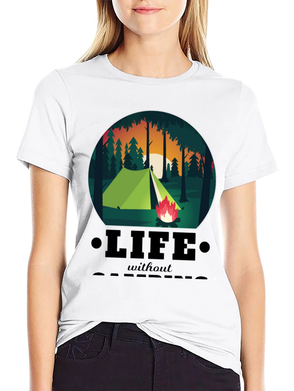 Camping Life Graphic Tee - Adventure Awaits!