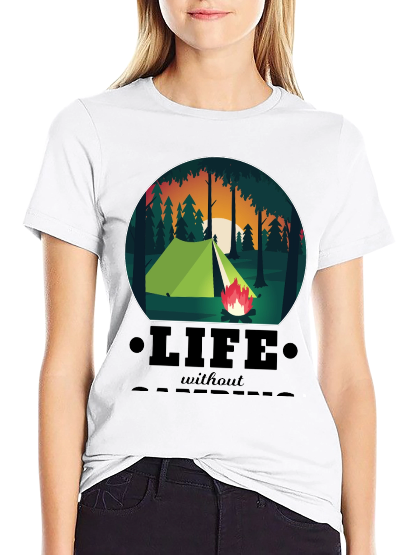 Camping Life Graphic Tee - Adventure Awaits!