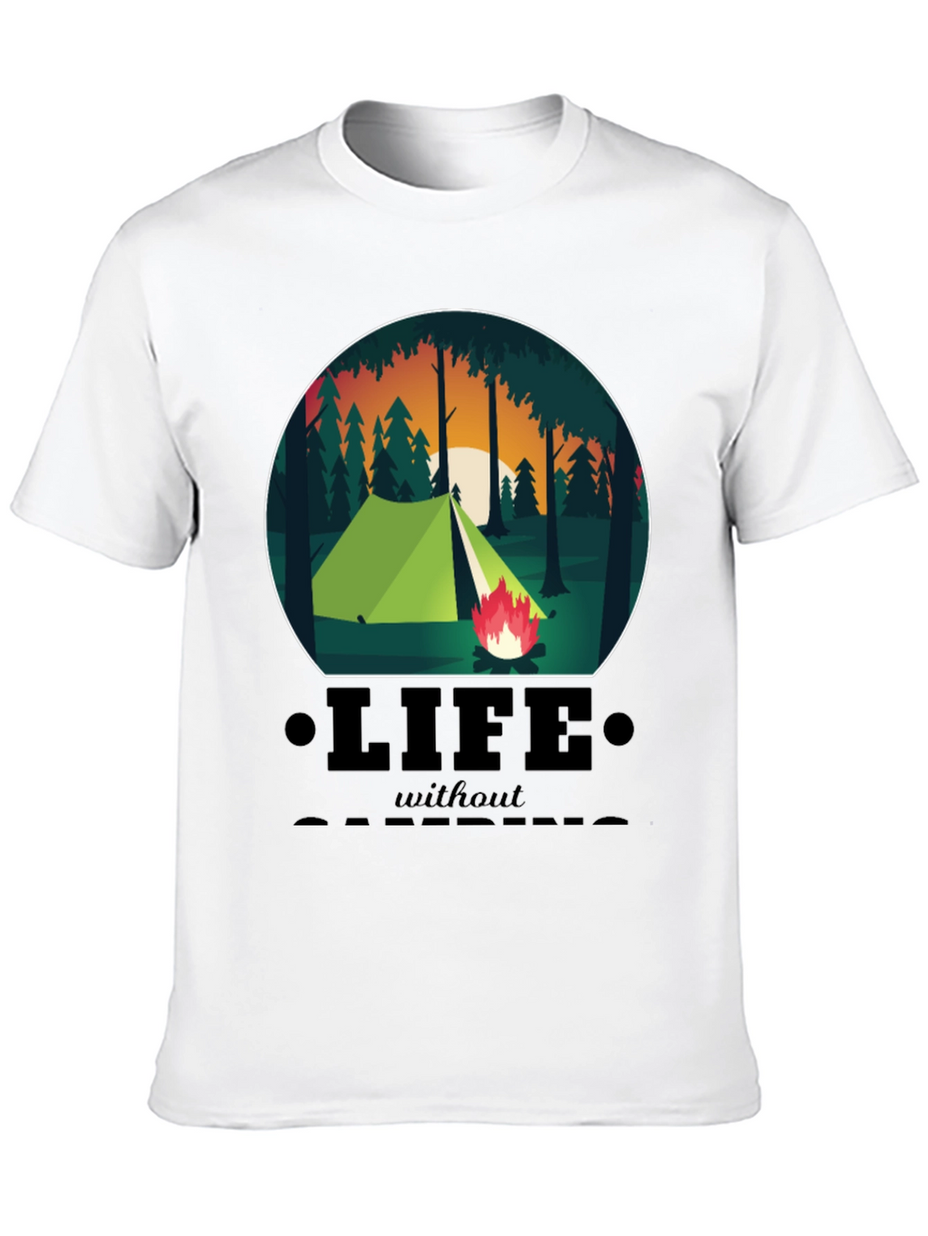 Camping Life Graphic Tee - Adventure Awaits!