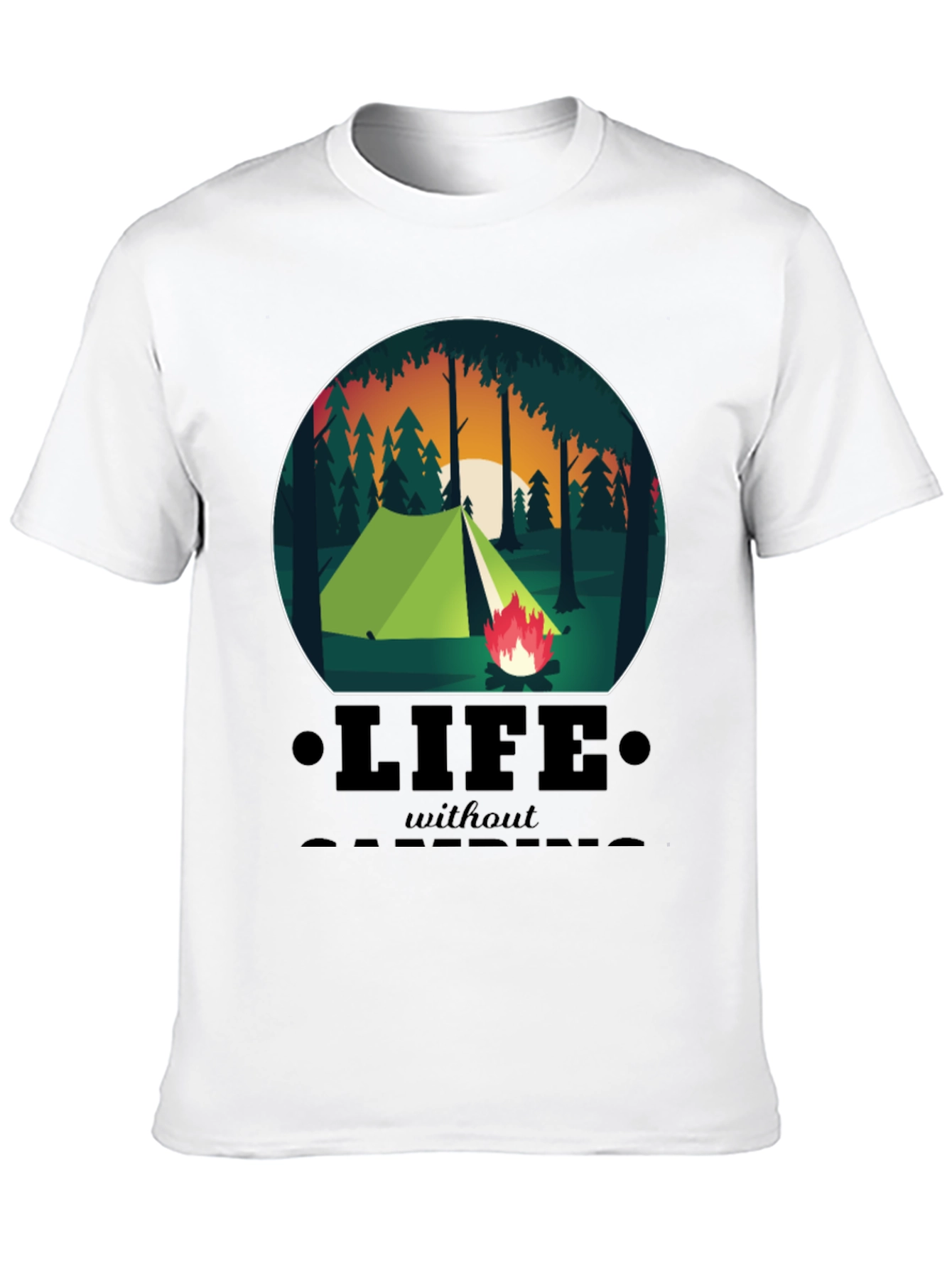 Camping Life Graphic Tee - Adventure Awaits!